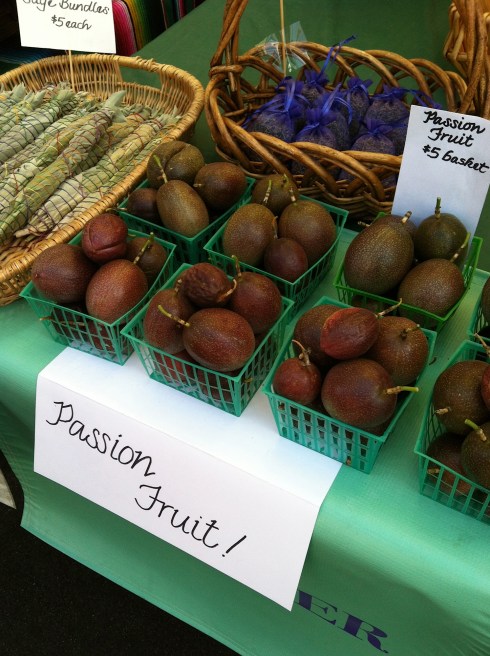 Passion Fruit before September? Gotta love California!